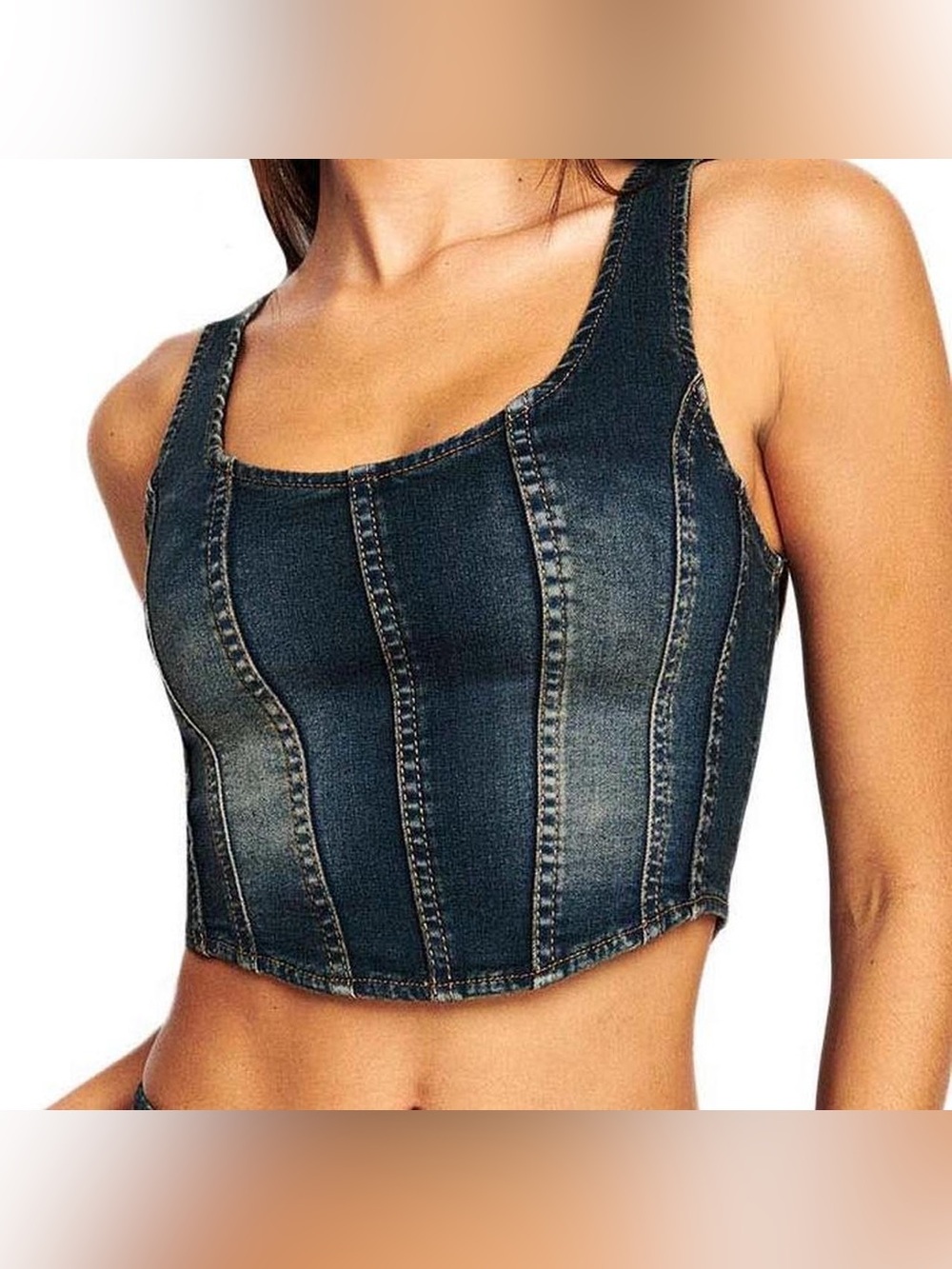 I am Gia Denim Corset